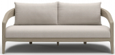 Диван двухместный с подушками SNOC Whale Ash тик, олефин пепельный Фото 1