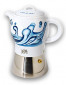 Кофеварка гейзерная Ancap Espressina Classic сталь, фарфор деколь Preziosa Фото 1