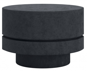 Столик кофейный бетонный SNOC Miura Charcoal M бетон древесный уголь Фото 1