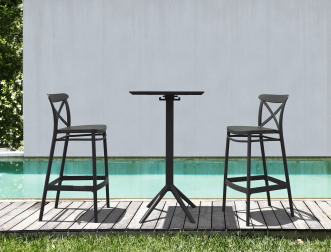 Стол пластиковый барный складной Sky Folding Bar Table 60