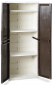 Шкаф пластиковый двухдверный Toomax Wood Line S пластик молочный, антрацит Фото 2