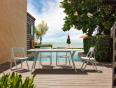 Стол пластиковый Siesta Contract Max Table 180 пластик, HPL белый Фото 8