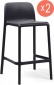 Комплект пластиковых полубарных стульев Nardi Faro Mini Set 2 стеклопластик антрацит Фото 1