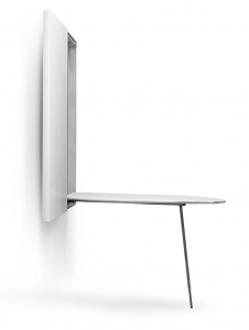 Доска гладильная встроенная Shelf.On Iron Slim Eco ЛДСП, металл беленый дуб Фото 5