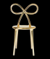 Стул пластиковый Qeeboo Ribbon Metal Finish полипропилен золотистый Фото 11