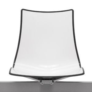 Система сидений на 5 мест Scab Design Zebra Bicolore Bench сталь, технополимер белый, антрацит Фото 4