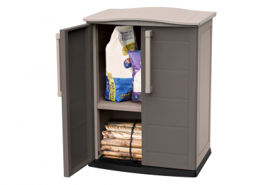 Шкаф пластиковый Keter Boston Base Compact Shed полипропилен бежевый, коричневый Фото 2