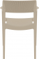 Кресло пластиковое Siesta Contract Tulum стеклопластик, полипропилен бежевый Фото 6