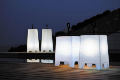 Светильник напольный уличный Vondom Mora LED полиэтилен белый Фото 12