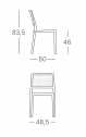 Стул пластиковый Scab Design Emi стеклопластик антрацит Фото 2