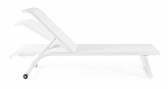 Шезлонг-лежак текстиленовый Garden Relax Taylor алюминий, текстилен белый Фото 4