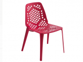 Стул металлический EMU Pattern сталь красный Фото 1