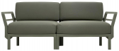 Диван пластиковый с подушками Nardi Maximo 2 стеклопластик, Sunbrella кактус, тимьян Фото 8