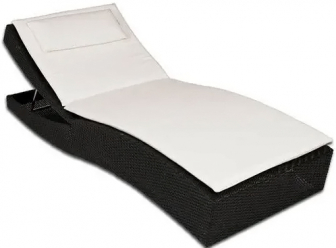 Лежак плетеный с матрасом-thumbs-Фото1