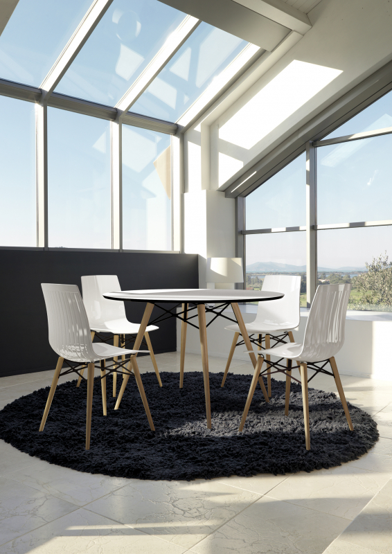 Стул пластиковый X-Treme-S Wox Beech Wood