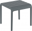 Столик пластиковый журнальный Siesta Contract Paris Side Table стеклопластик темно-серый Фото 2
