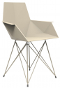 Кресло пластиковое Vondom Faz Basic сталь, полипропилен слоновая кость Фото 1