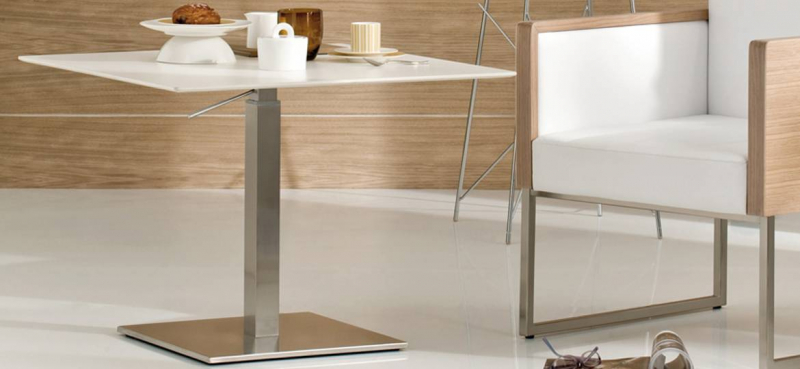 Подстолье металлическое с регулировкой высоты Inox