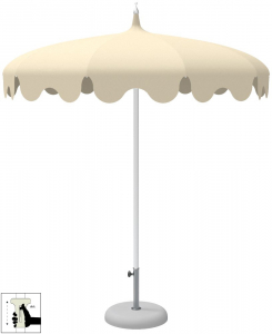 Зонт пляжный профессиональный Ø2.2 м Pagoda