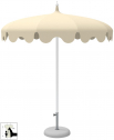 Зонт пляжный профессиональный Ø2.2 м Crema Pagoda алюминий, акрил Фото 1