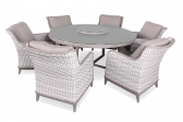 Комплект плетеной мебели Tagliamento Orlando алюминий, искусственный ротанг, полиэстер, стекло Фото 3