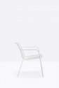 Лаунж-кресло металлическое PEDRALI Nolita сталь белый Фото 4