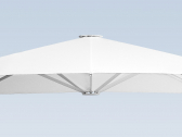 Зонт профессиональный MDT Type SA алюминий, полиэстер белый Фото 6