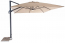 Зонт садовый с подсветкой Grattoni Trieste Light алюминий, олефин антрацит, бежевый Фото 1
