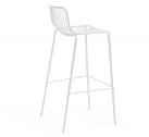 Стул металлический барный PEDRALI Nolita сталь белый Фото 6