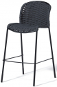 Стул барный плетеный Drigani Slick сталь, роуп Фото 1