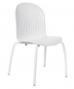 Стул пластиковый Nardi Ninfea Dinner алюминий, полипропилен белый Фото 1