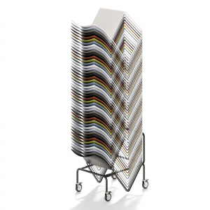 Cтул пластиковый на полозьях Gaber Artesia S сталь, технополимер Фото 23