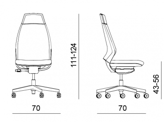 Кресло офисное на колесах-thumbs-Фото3
