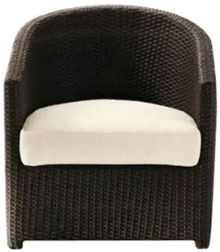 Кресло плетеное с подушкой-thumbs-Фото1