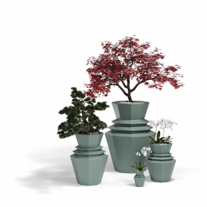 Кашпо пластиковое Vondom Origami Hinoki Basic полиэтилен Фото 5