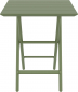 Стол пластиковый складной Siesta Contract Helen Folding Table 60 пластик оливковый Фото 6