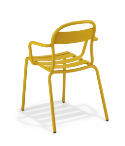 Кресло металлическое Colos Stecca 2 алюминий Фото 4