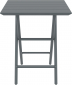Стол пластиковый складной Siesta Contract Helen Folding Table 60 пластик темно-серый Фото 6