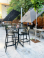 Стол пластиковый барный складной Siesta Contract Sky Folding Bar Table 60 сталь, пластик черный Фото 21