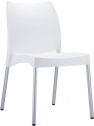 Стул пластиковый Siesta Contract Vita алюминий, полипропилен белый Фото 1