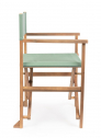 Кресло деревянное складное Garden Relax Noemi Director акация, полиэстер коричневый, зеленый шалфей Фото 3