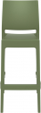 Стул пластиковый барный Siesta Contract Maya Bar 75 стеклопластик оливковый Фото 6
