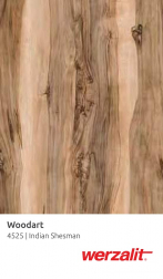 Столешница прямоугольная Werzalit Woodart