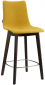 Стул полубарный с обивкой Scab Design Natural Zebra Pop бук, поликарбонат, ткань венге, желтый Фото 1