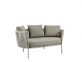 Диван плетеный двухместный Vermobil Daisy Rope нержавеющая сталь, роуп, ткань Фото 6