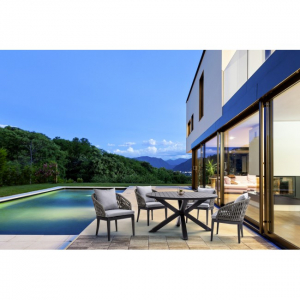 Кресло плетеное Garden Relax Pelican алюминий, акриловая нить антрацит Фото 5