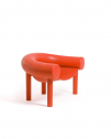 Лаунж-кресло пластиковое Magis Sam Son полиэтилен красный Фото 6
