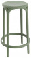 Табурет пластиковый полубарный Vondom Brooklyn Basic полипропилен, стекловолокно зеленый Фото 1