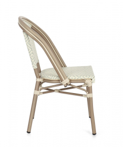 Стул металлический плетеный Garden Relax Silveira алюминий, искусственный ротанг тиффани Фото 4