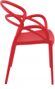 Кресло пластиковое Siesta Contract Mila стеклопластик красный Фото 7